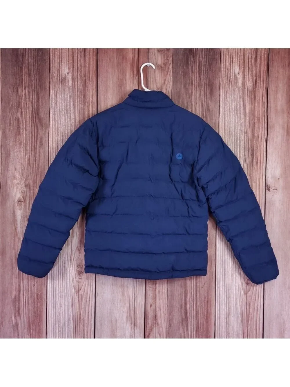 Marmot Mens Small Alassian Featherless Jacket 3M Thinsulate Navy Blue